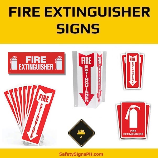 Fire Extinguisher Signs SafetySignsPH Philippines